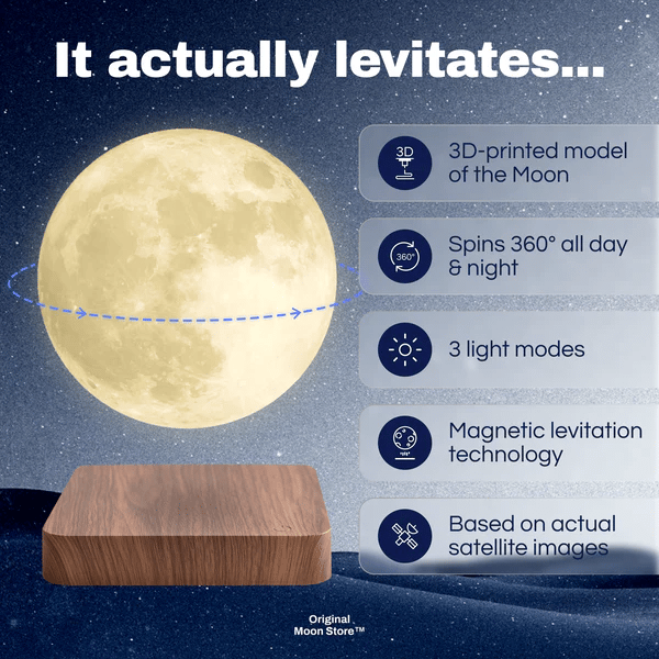 LunaDrift™ Levitating Glow — Mesmerize Your Space with Floating Lunar Magic