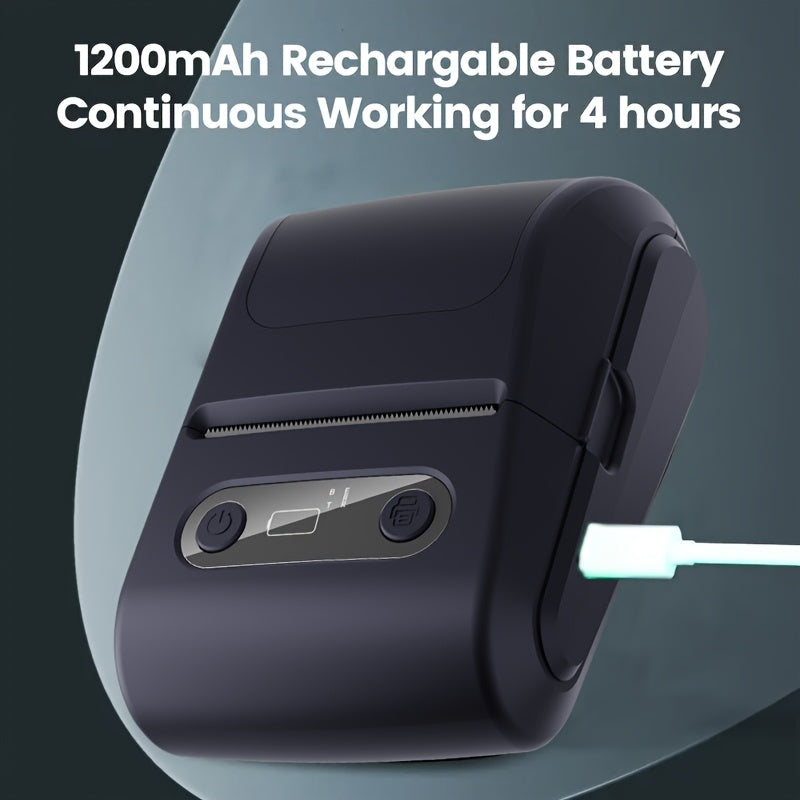 Compact Label Printer for Effortless, Ink-Free Labeling Anytime
