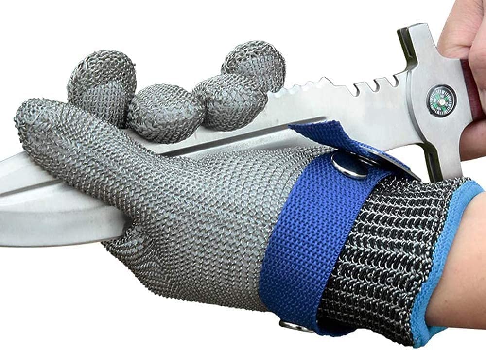 Stainless Steel Cut-Resistant Glove for Food Safety