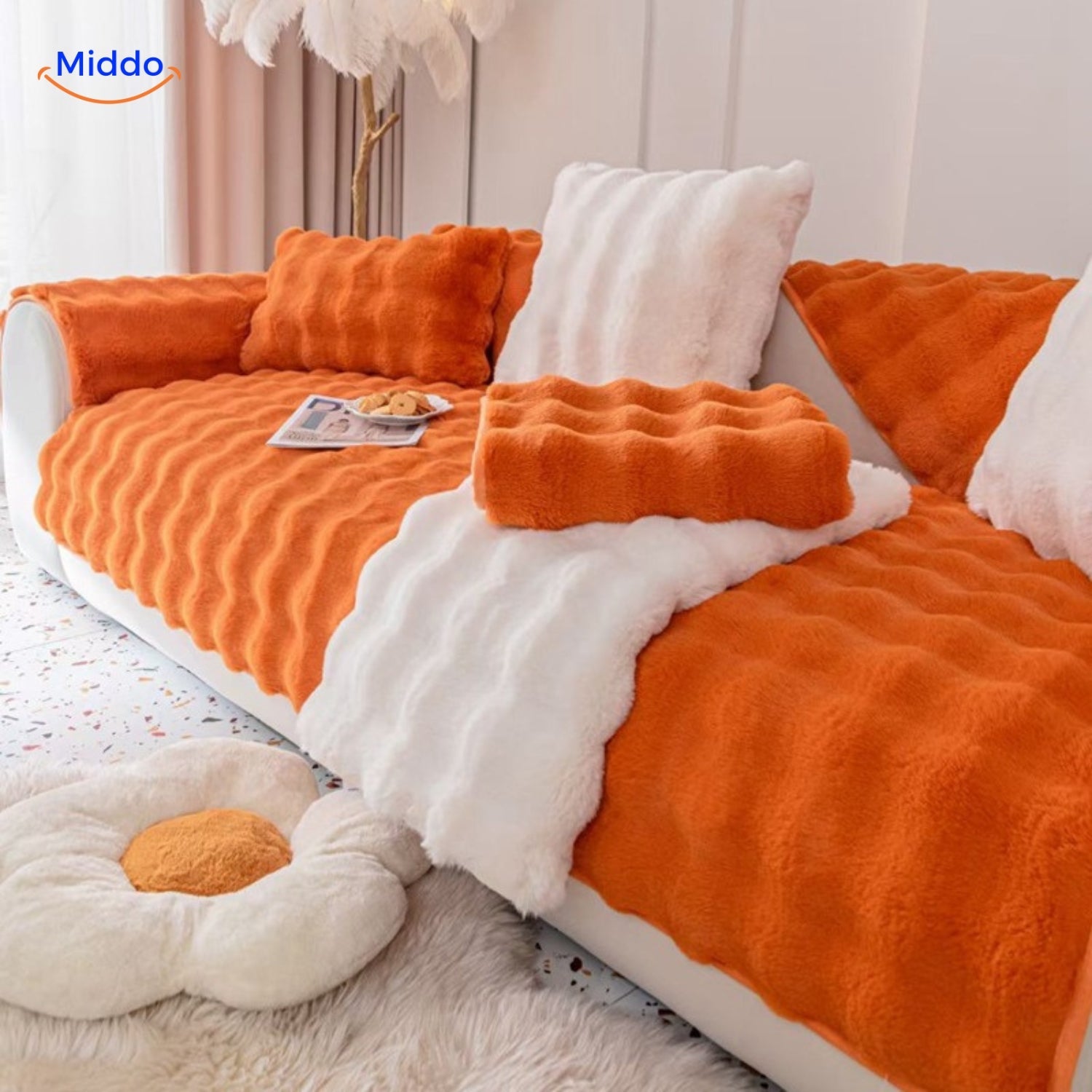 VelvEase™ Winter Covers — Turn Your Sofa into a Warm, Scratch-Free Haven All Season Long