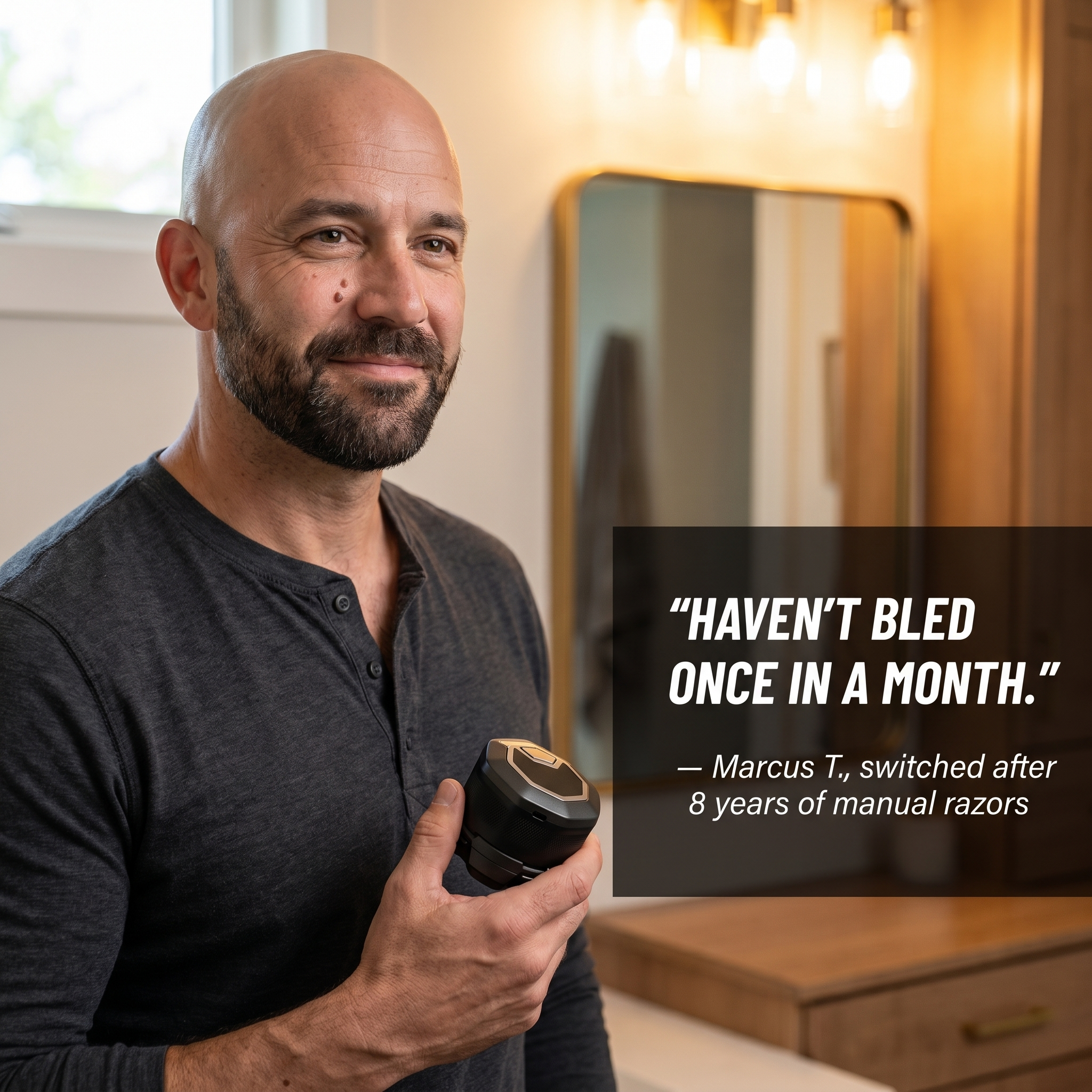 ApexGlide™ — Shave Your Whole Head Smooth in Under 3 Minutes Flat
