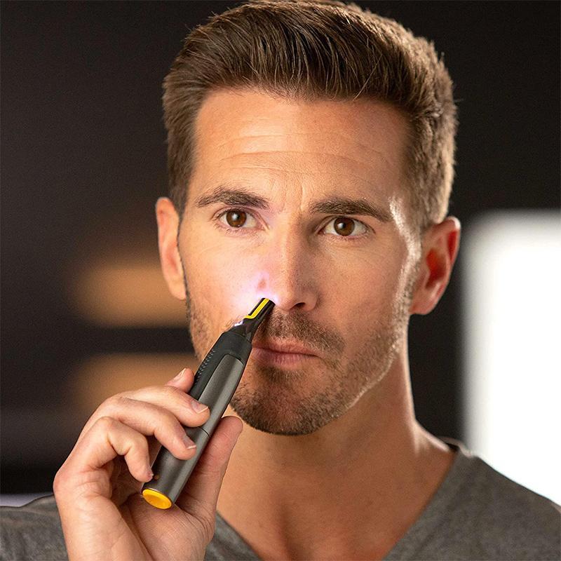 Precision Trimmer with LED Light and Titanium Blades