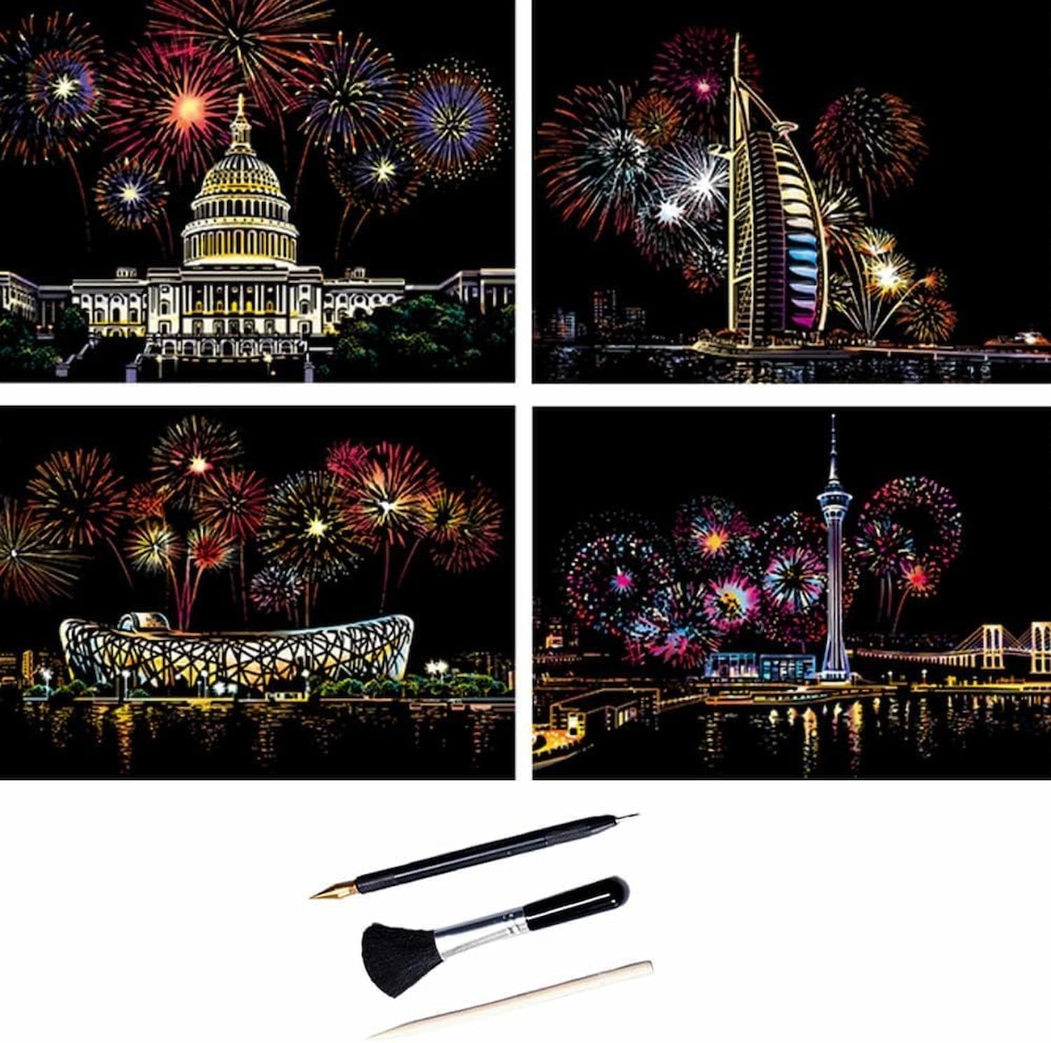 VividScratch™ — Ignite Imagination and Unleash Stunning, Screen-Free Masterpieces