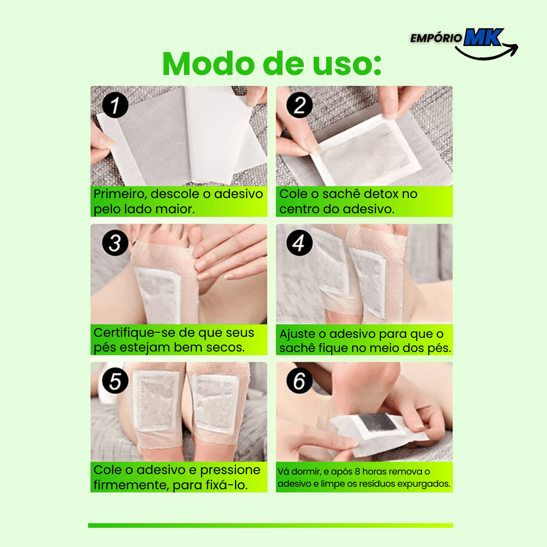 Detox Sticker Kit - Eliminates Aches, Swelling, and Detoxifies - 100% Natural