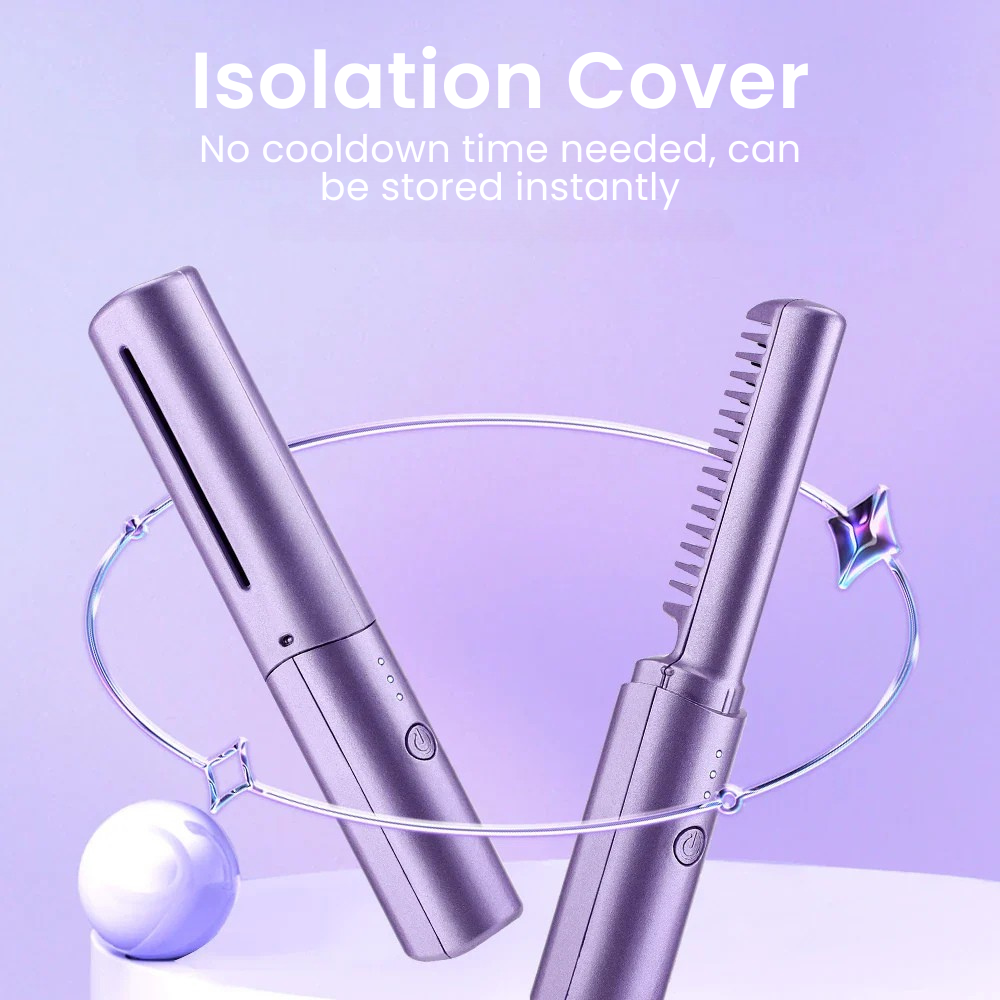 SmoothSculpt Wireless Hair Straightener | Portable so it fits in your bag