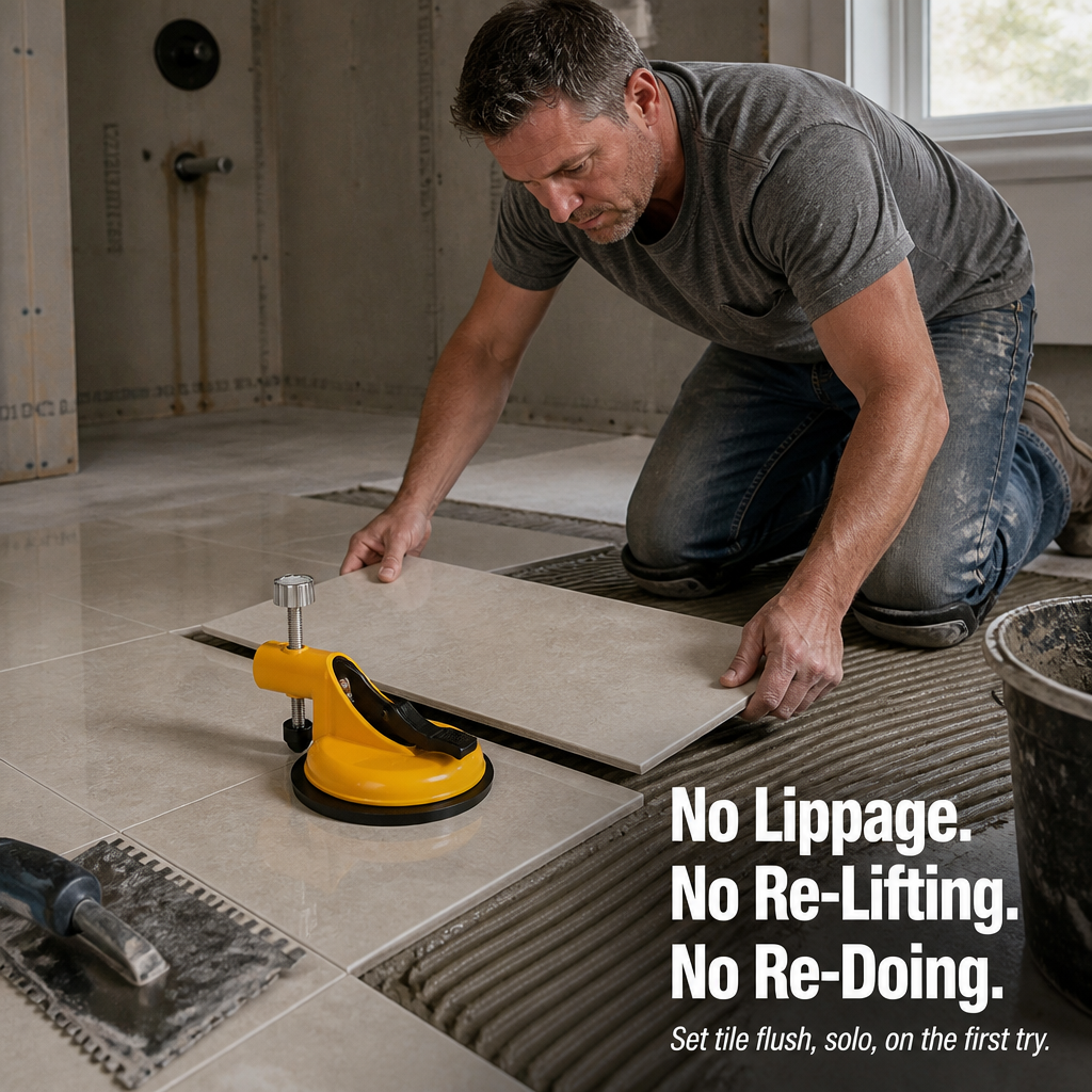 ProGrip™ — Lift Heavy Tile, Glass, and Mirrors Solo Without a Single Slip