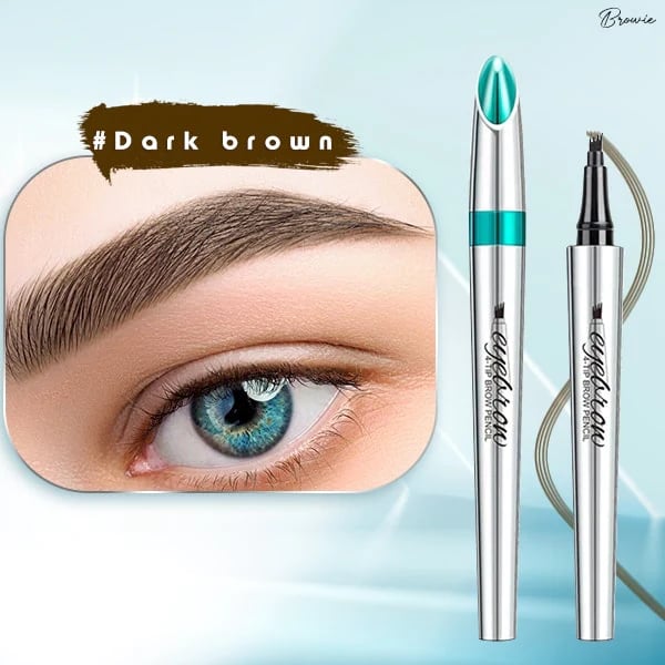 3D Waterproof Eyebrow Pencil Microblading 4 Fork Tip Tattoo Pencil