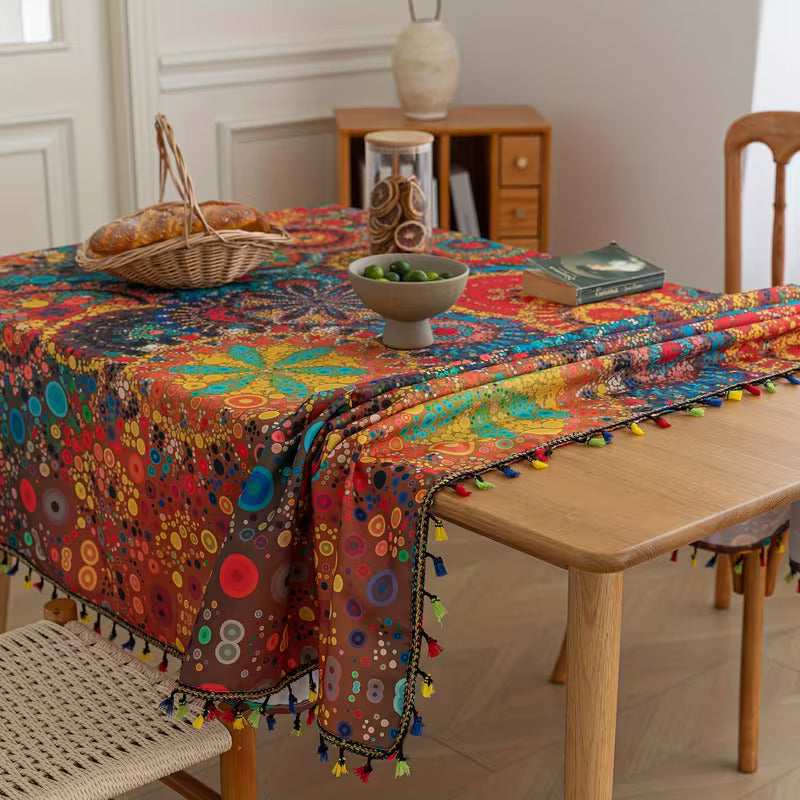 FireGlow™ Tablecloth — Dazzling Color and Rock-Solid Protection for Effortless, Elegant Dining