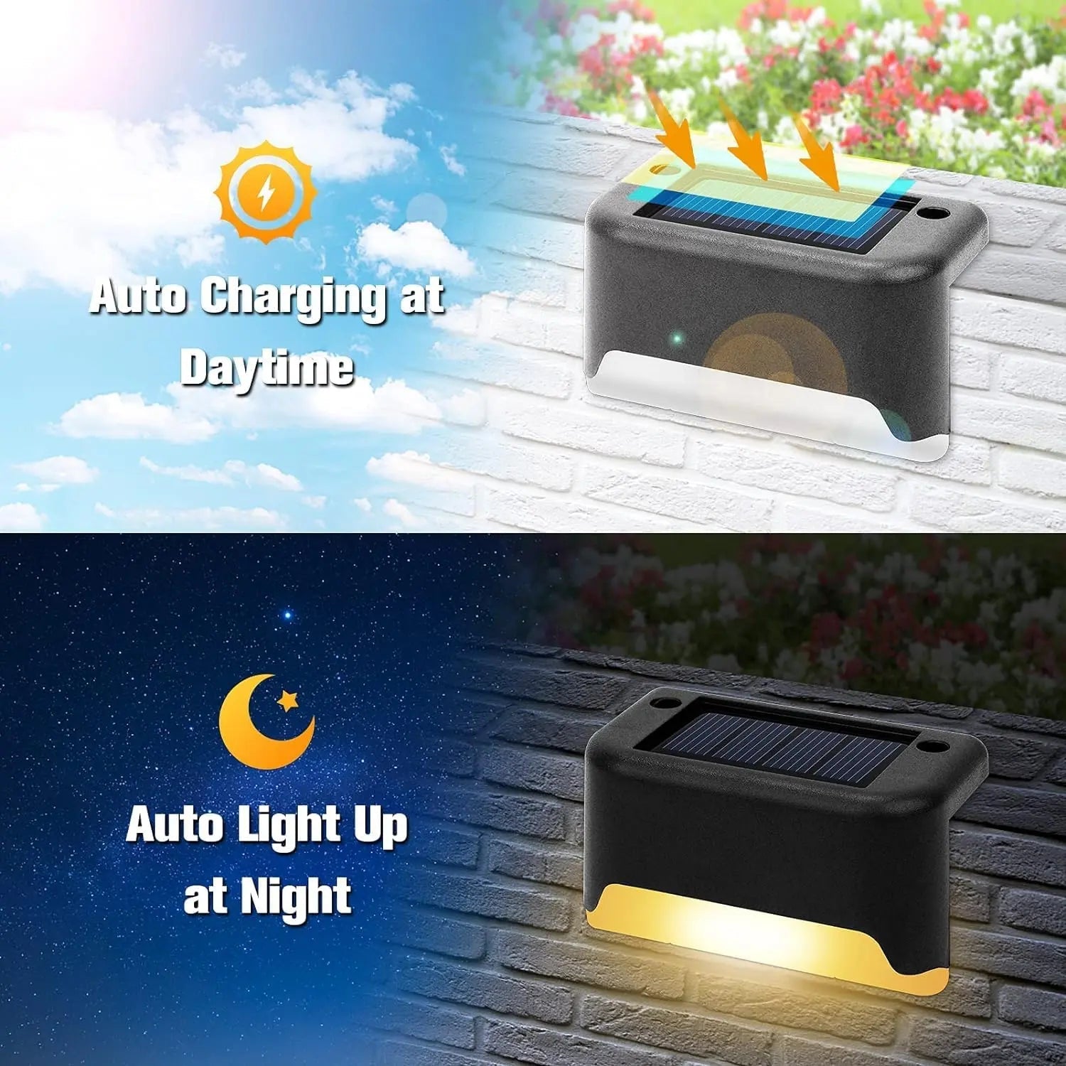 4-Piece Solar Patio Lighting Set – Weather-Resistant Outdoor Lights