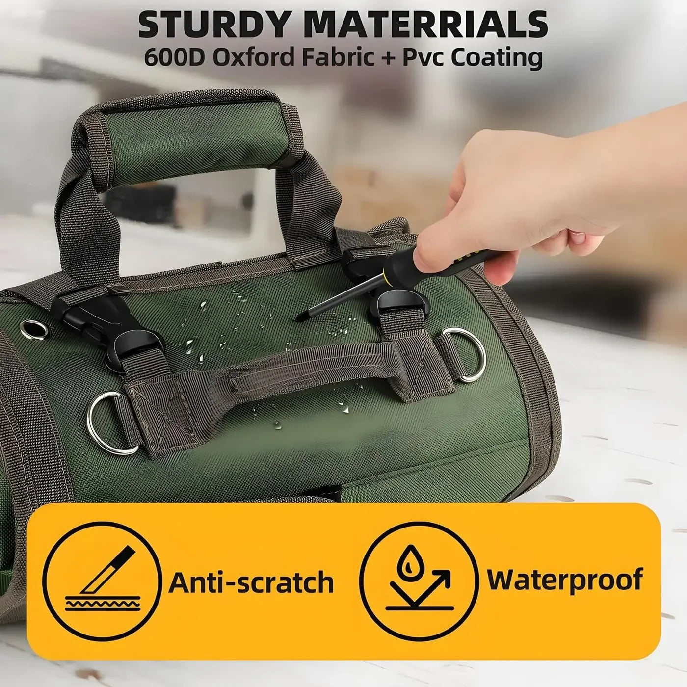 Tool Organizer | Fast Tool Access | Roll-up and Neat | ToolRig
