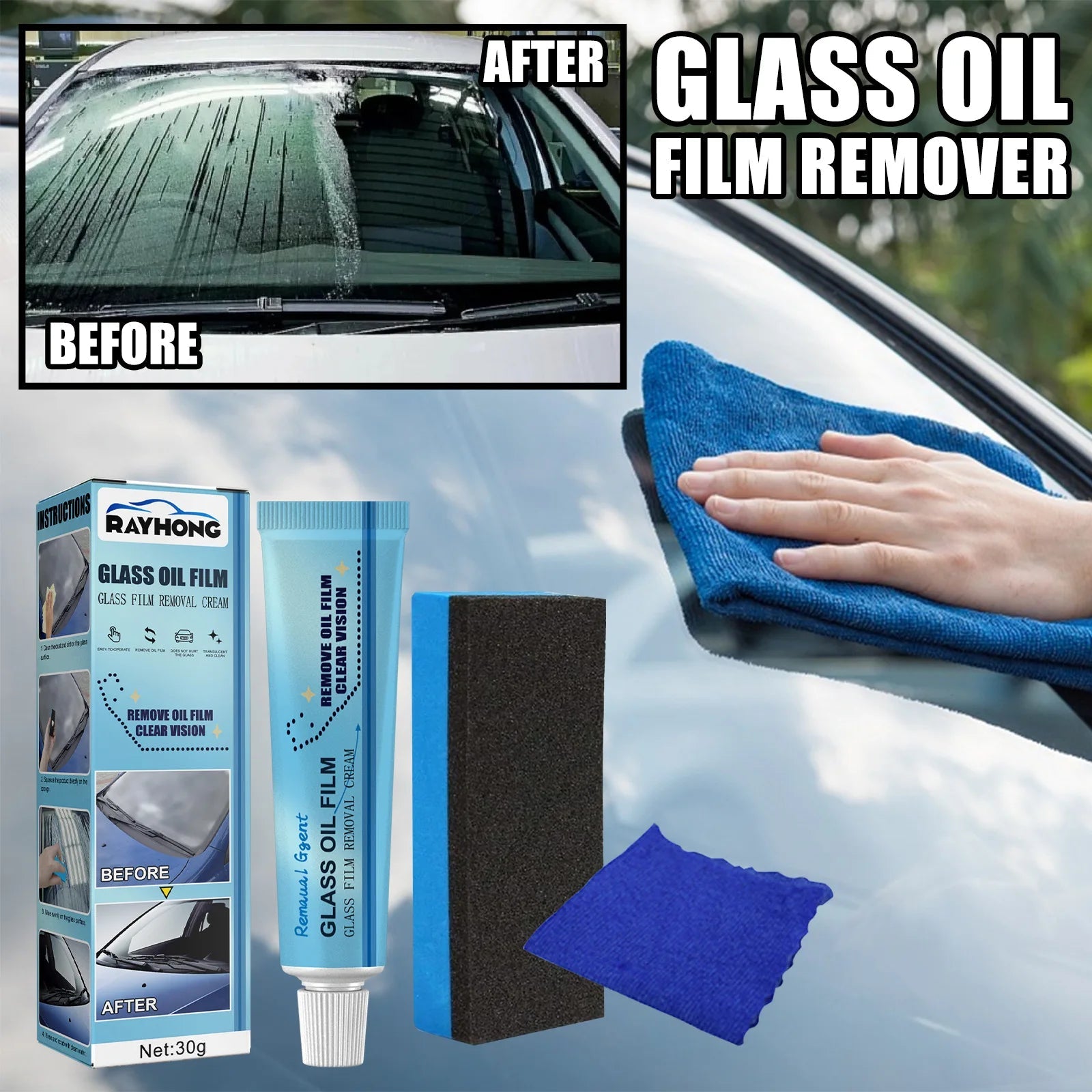 VistaPure™ Glass Elixir — Instantly Erase Stains for Crystal-Clear Confidence
