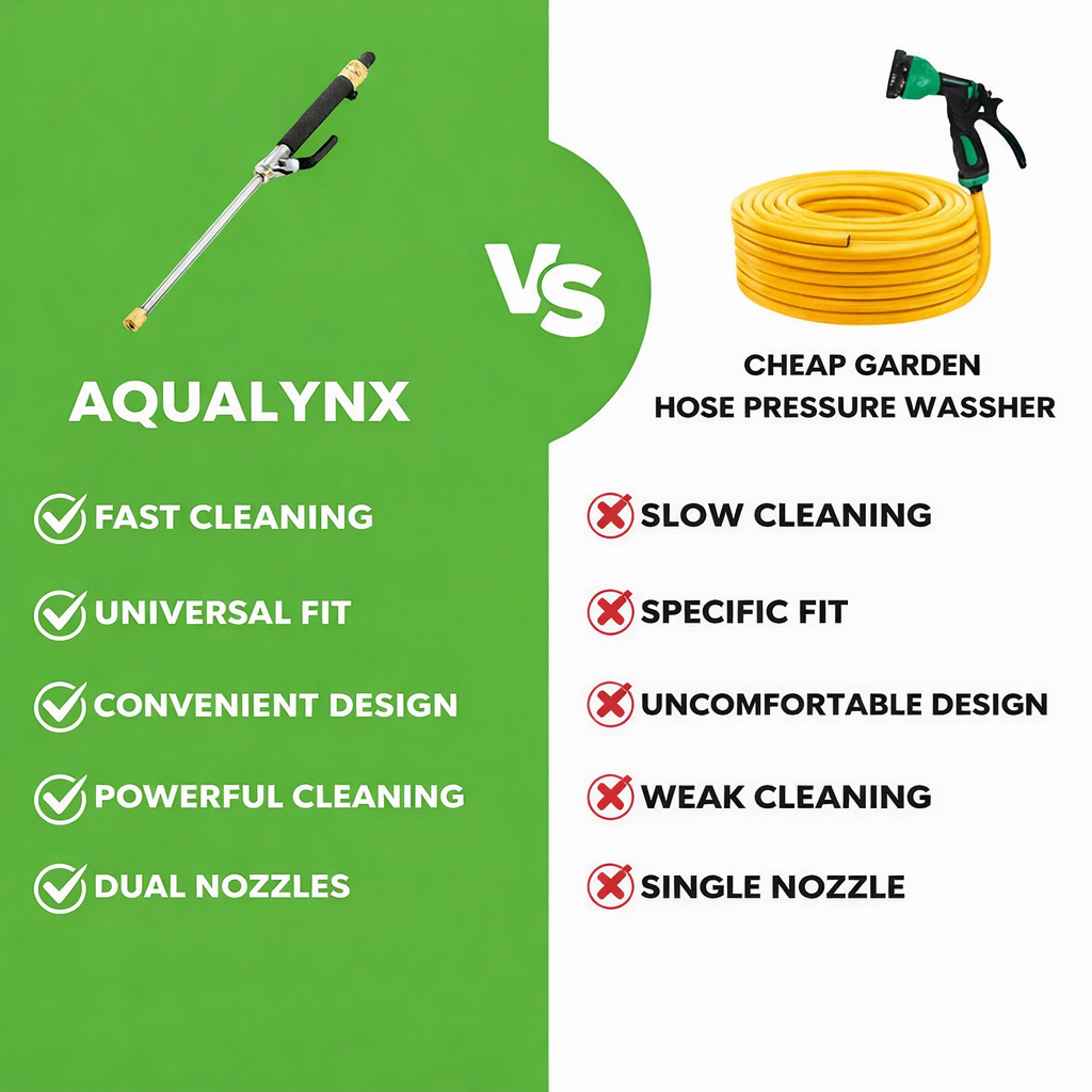 Cleaning Accessory | High-Pressure Water Jet | Variable Nozzle | Aqualynx