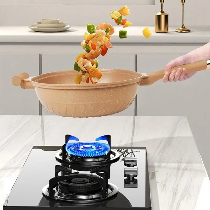 SizzlePro™ Wok — Effortless Flavor-Packed Meals that Save You Time and Kitchen Space