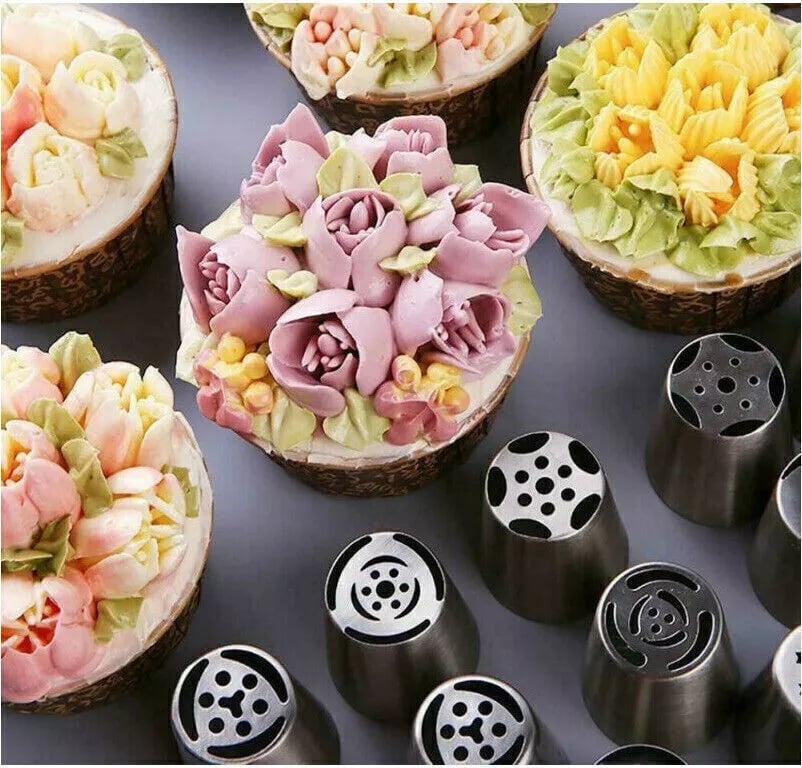 Flower Frosting Tips Nozzles for Cake Decorating