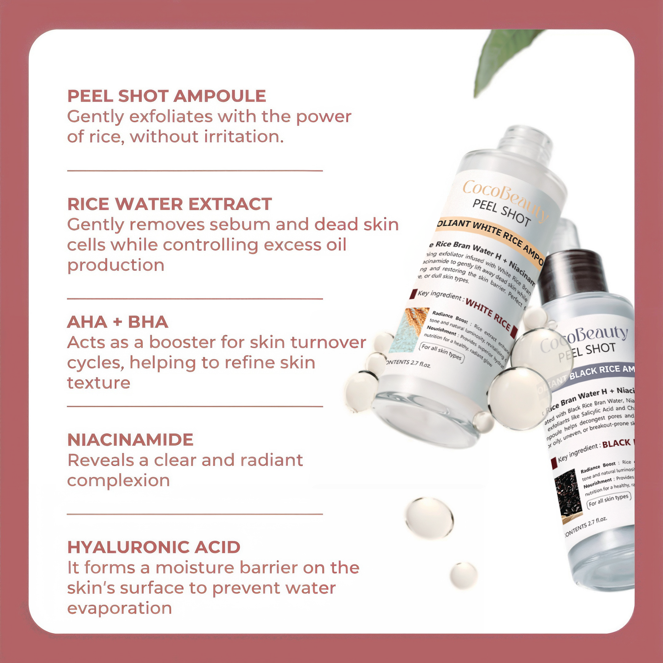 Arvilaro's Peel Shot Glow Rice Ampoule