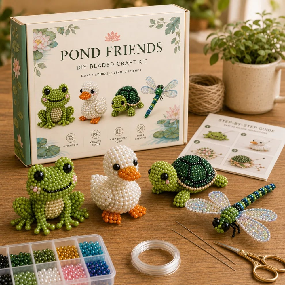 LumaBead™ — Unleash Calm Creativity and Craft Sparkling 3D Animal Wonders