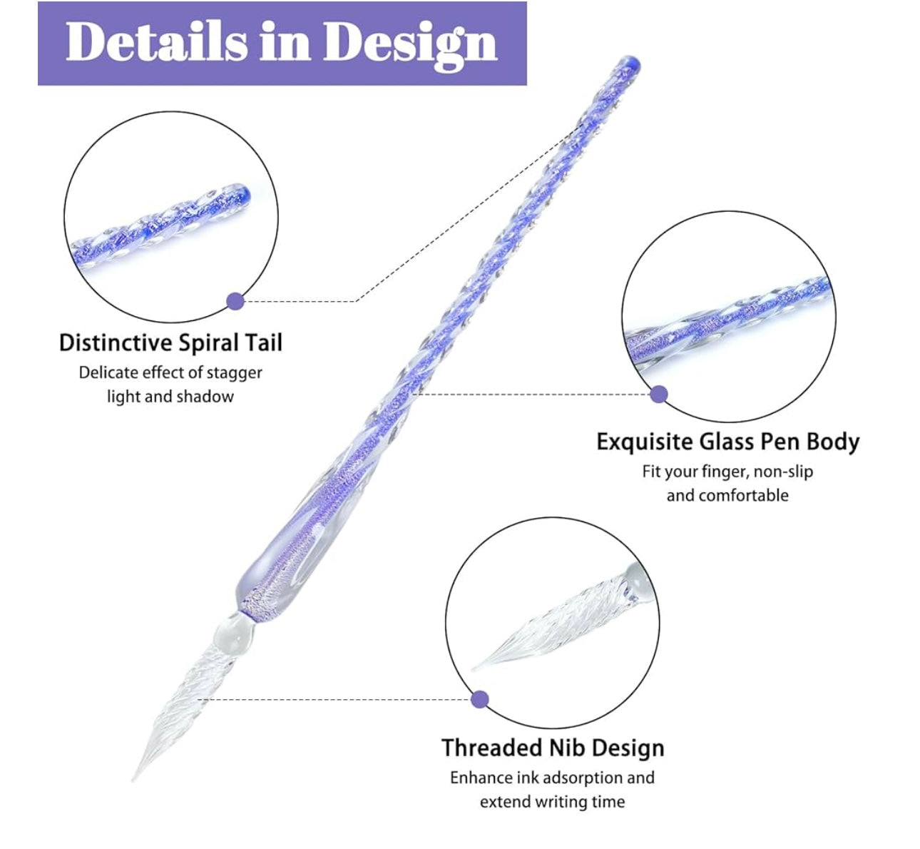 LumaTrail™ Glass Pen — Ignite Your Imagination with Effortless, Dazzling Color Magic