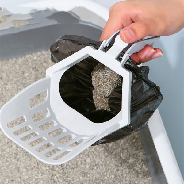 Cat Litter Cleaner with Bag Holder