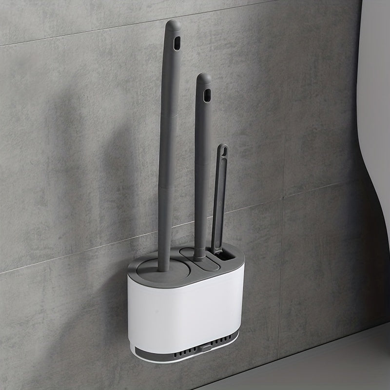 Silicone Toilet Brush with Holder