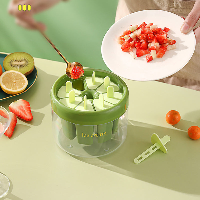 8-Piece Popsicle Maker Set - FrostFire Ice Molds