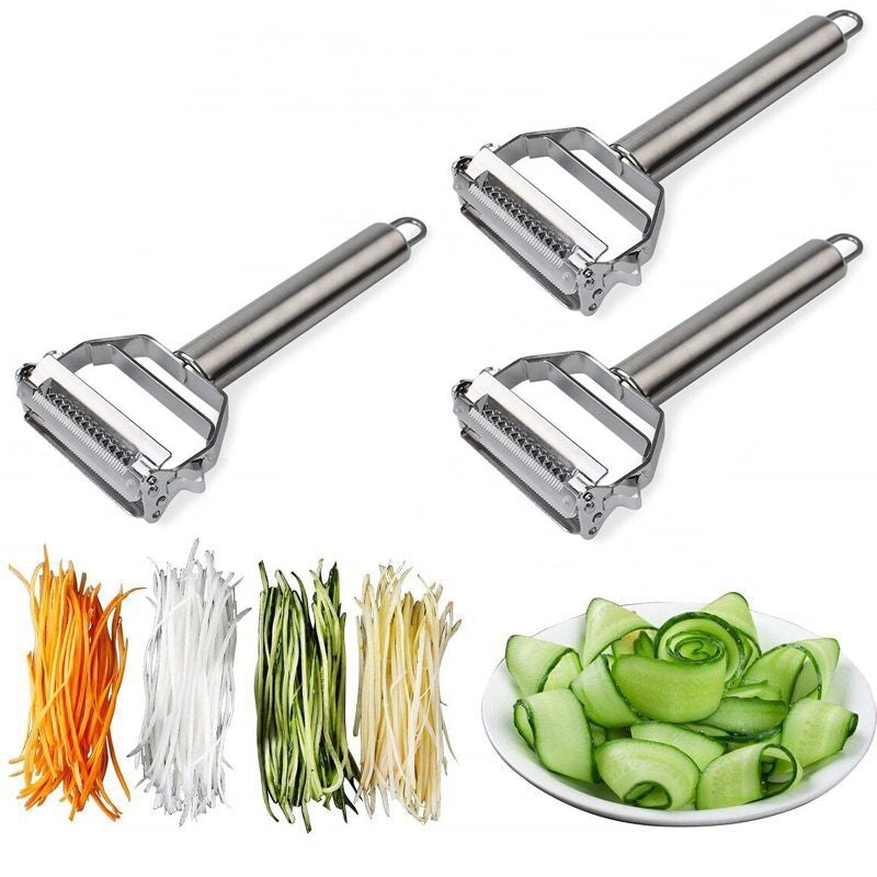 Vegetable Peeler | Dual Blades | Stainless Steel | Kitchen Cutter