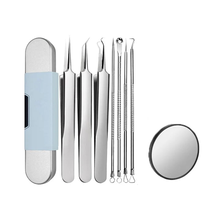 Stainless steel blackhead removal kit