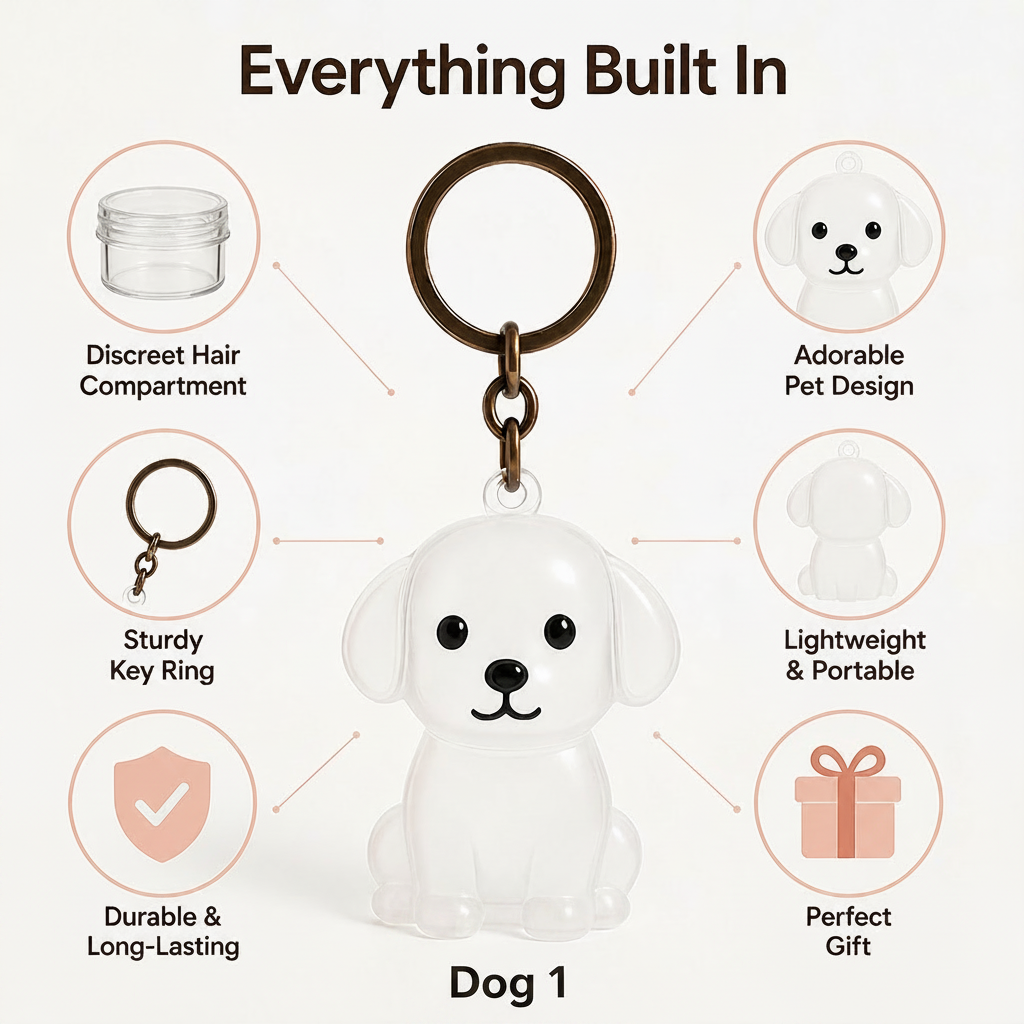 LumaPaw™ Memory Charm — Carry Your Pet’s Love Close to Your Heart Every Day