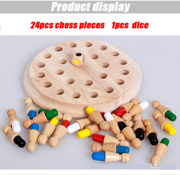 Wooden Memory Challenge — Brain Exercise to Enhance Memory and Coordination