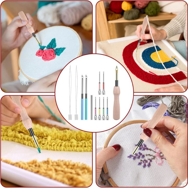 ThreadCrafters™ Embroidery & Punch Needle Set — Stitch with Effortless Precision and Unleash Your Creative Genius