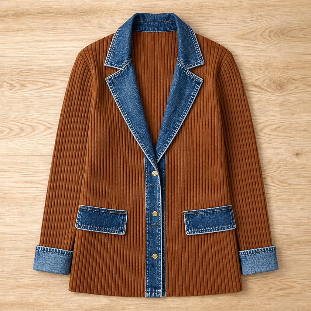 Zephyra™ Knit Denim Jacket — Move Freely, Feel Effortlessly Stylish All Day