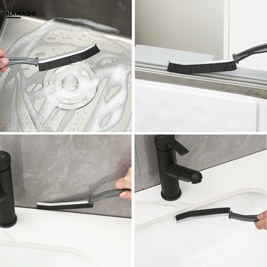 BrillEase™ Brush — Reach Every Nook, Crush Grime, and Clean Without the Strain