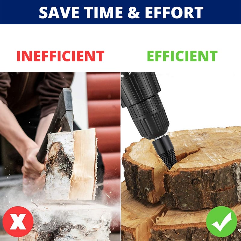 PowerGrind™ — Effortless Firewood Splitting That Saves Your Strength and Time