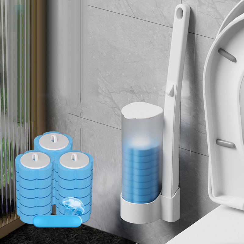 Disposable Toilet Scrubber | Antibacterial | Hygienic Sponge Tips | CleanClick