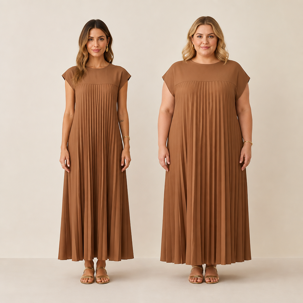 SeraphaBelle™ Pleated Maxi Dress — Embrace Confidence and Comfort That Moves With You All Day