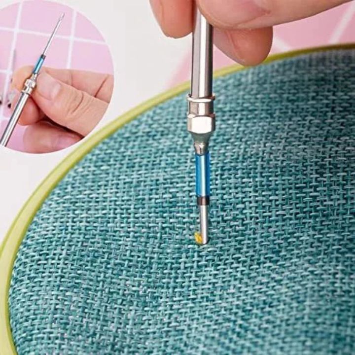 ThreadCrafters™ Embroidery & Punch Needle Set — Stitch with Effortless Precision and Unleash Your Creative Genius