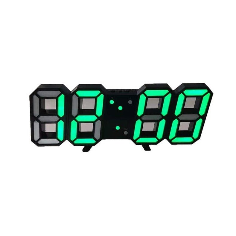 3D LED Wall Clock - Effortlessly Read Time in Bright Clarity Anytime