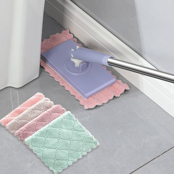 Floor Cleaner | Flat Mop with 360° Rotating Head | Touchless Pad Replacement | MopMate