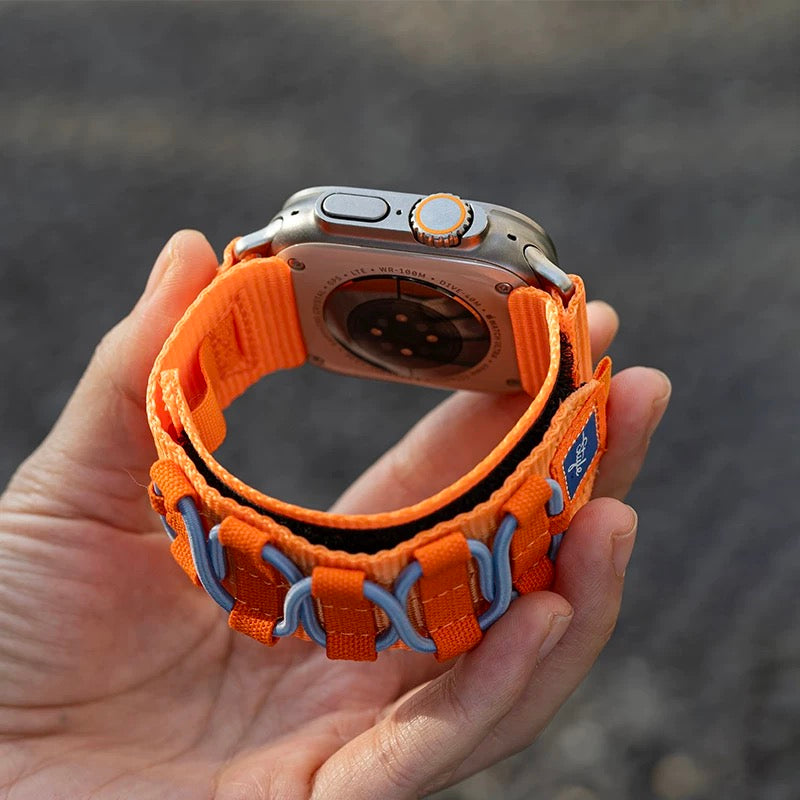 Woven Nylon Strap for Apple Watch – Stylish Design