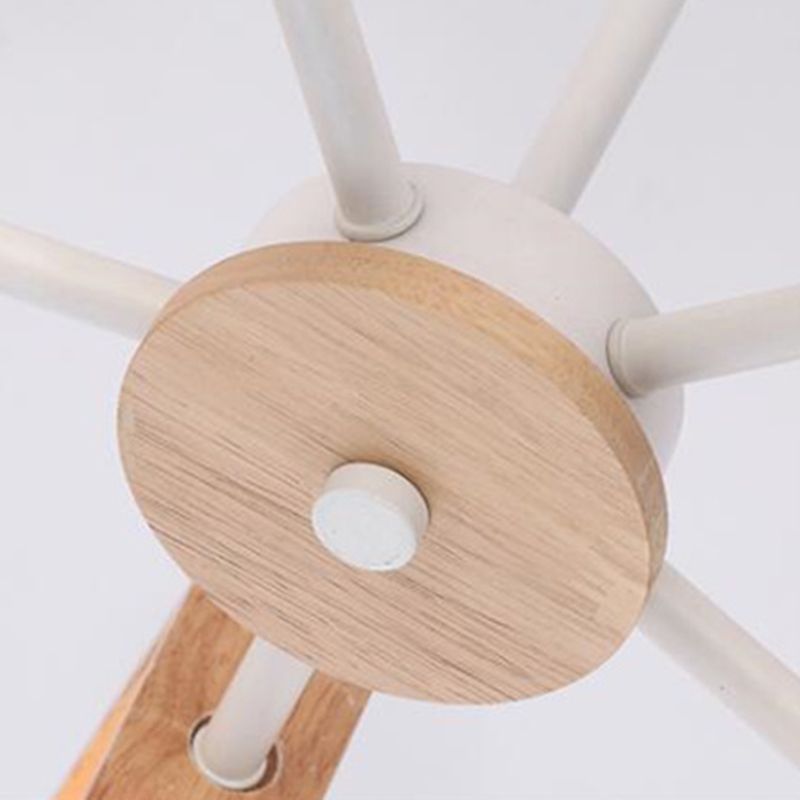 Timber Sputnik Pendant Light Fixture
