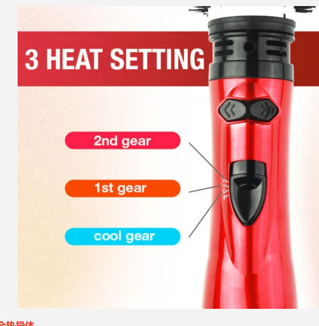 3-in-1 Rotating Hot Air-Hair Styler and Dryer