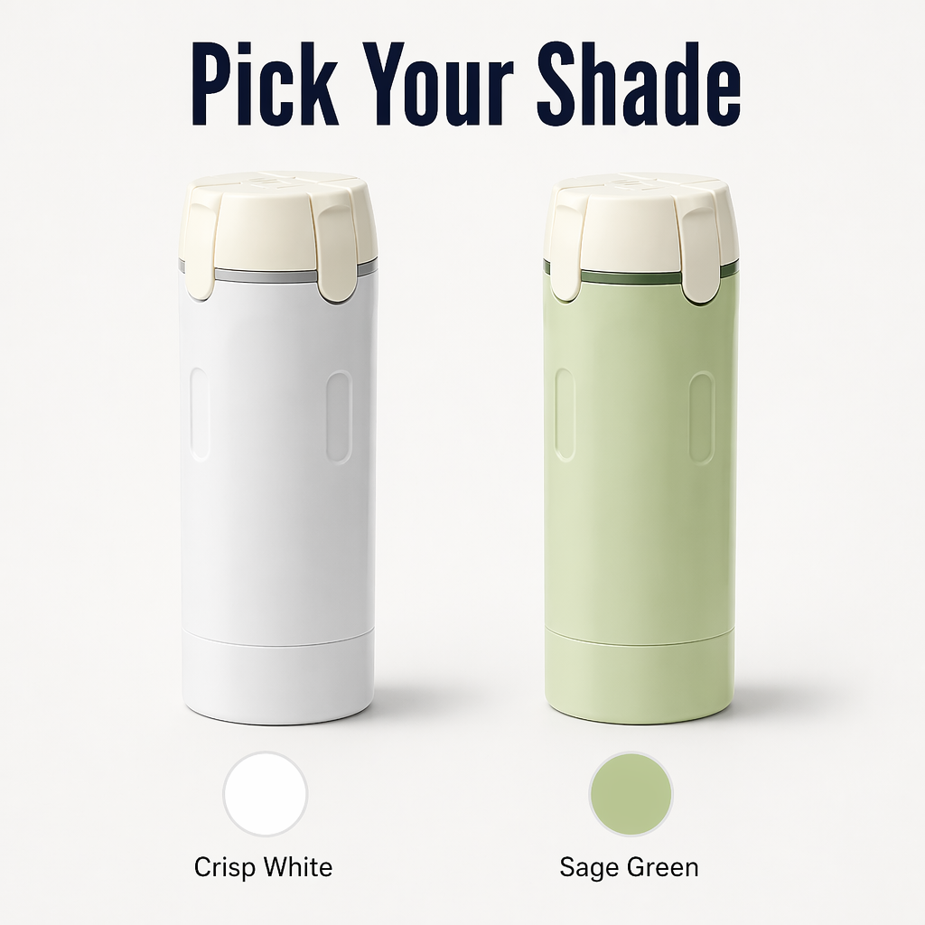 VoyaPack™ — Pack, Lock & Dispense All Four Toiletries From One Case