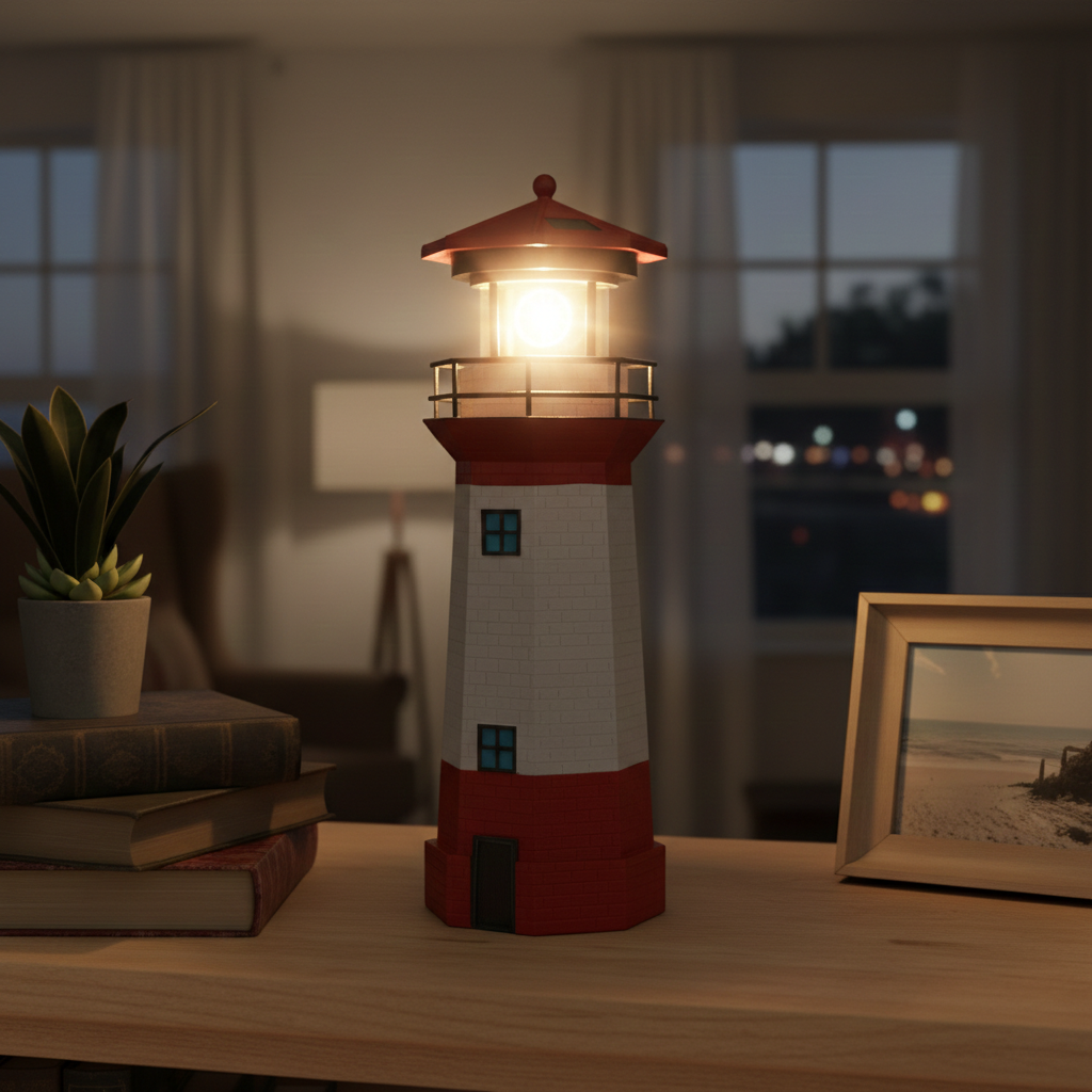 Solar-Powered Nautical Light for Enchanting Garden Evenings