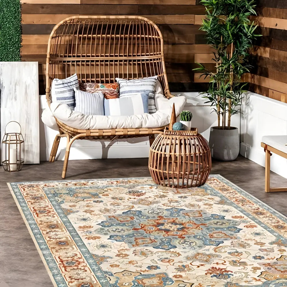 Outdoor Area Rug | Non-Slip PVC Base | Nordic Design | FjordFloor
