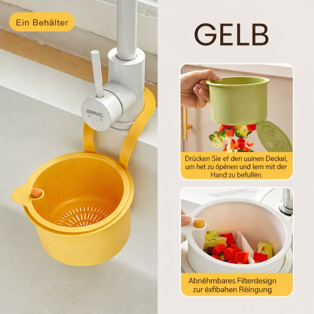 Sink Drying Basket | Drain Storage | Fresh & Odorless | FlowEase