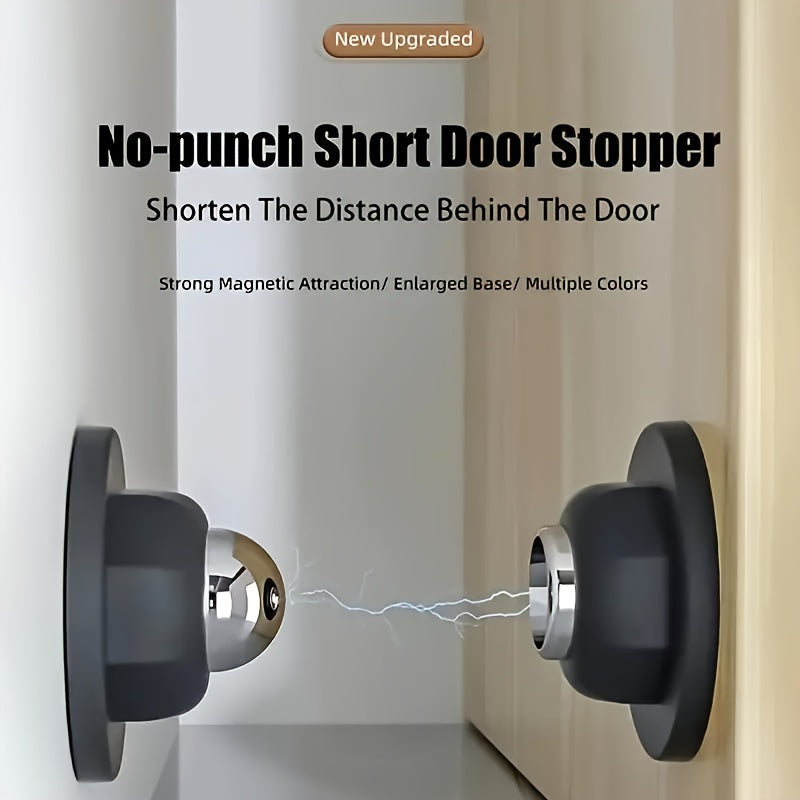 Magnetic Door Stopper - No Drilling Required
