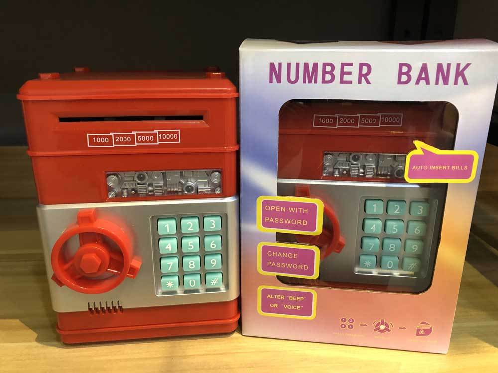Mini Piggy Bank - Safeguards Pocket Money and Turns Saving into Fun Adventure for Kids
