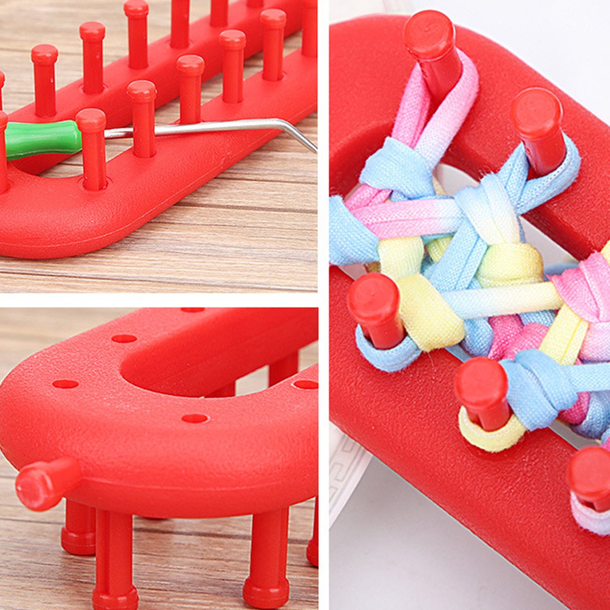 Knitting Loom Without Needles | Easy Wrapping Method | Compact Portable Design | LoopCraft