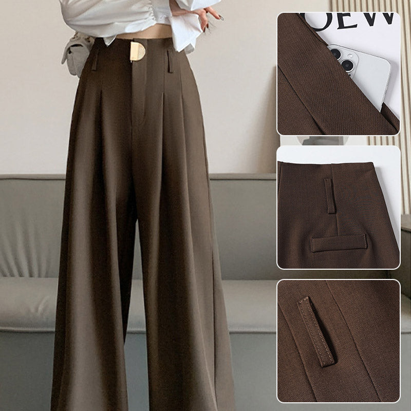FabriaLux™ High Waist Wide Leg Pants — Flaunt Longer Legs and Elegance That Powers Every Step