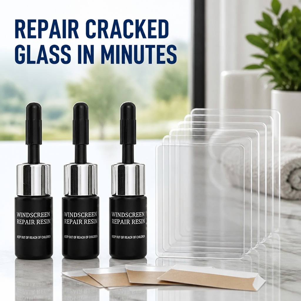 CrystalFlex™ — Transform Cracked Glass Into Flawless, Clear Perfection in Minutes
