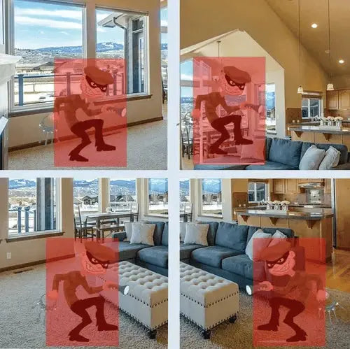 Surveillance Camera | 360° Rotation Pan | Motion Detection and Night Vision | HomeOrbit